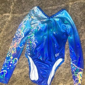 A GK girls gymnastics competition leotard!